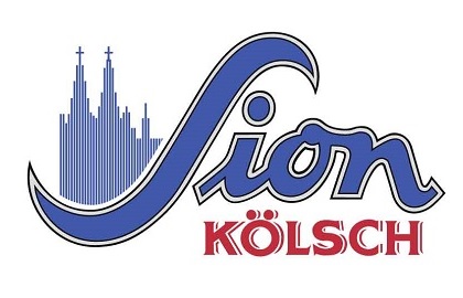 Ein blaues stilisiertes S-Schwung-Logo mit einem Gebäudesilhouette und rotem Text darunter.